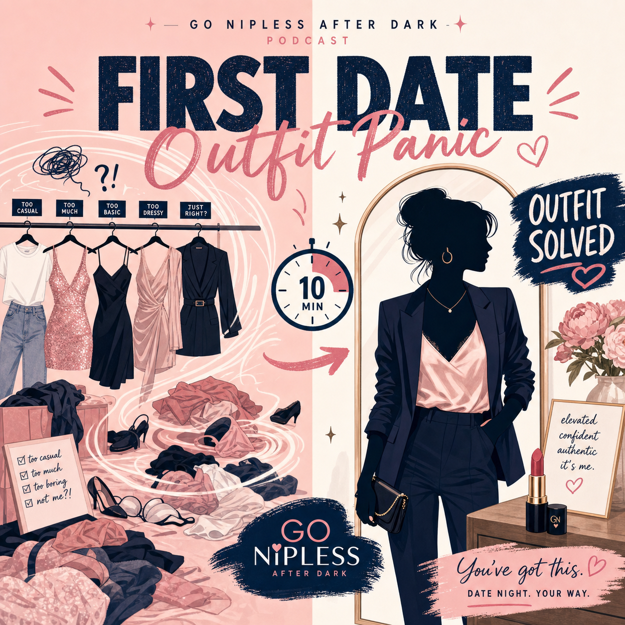 What to Wear on a First Date (No Bra): The Outfit Panic