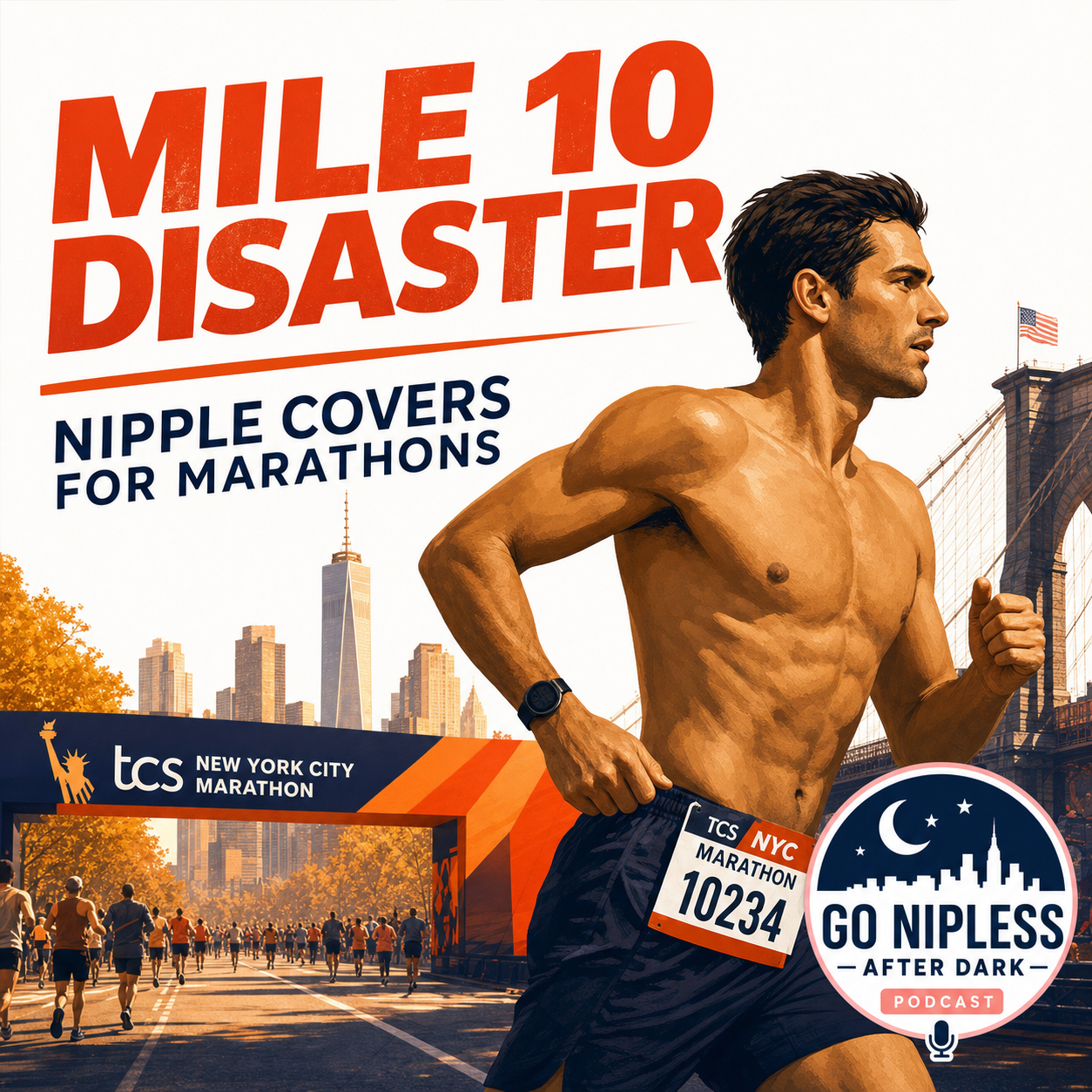 Nipple Covers for Marathon Running: The NYC Marathon, Part 1 — Mile 1 to the First Bleed